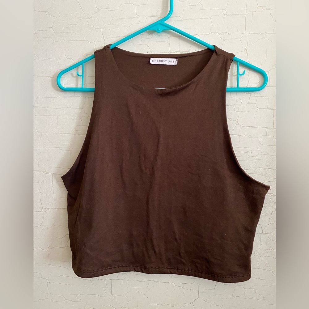 Sincerely Jules Crop Top Size Large